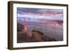 Storm Coming In Over Golden Gate Bridge-Vincent James-Framed Premium Photographic Print