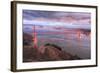 Storm Coming In Over Golden Gate Bridge-Vincent James-Framed Photographic Print