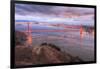 Storm Coming In Over Golden Gate Bridge-Vincent James-Framed Photographic Print