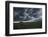 Storm coming into the field-Michael Scheufler-Framed Photographic Print