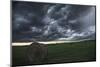 Storm coming into the field-Michael Scheufler-Mounted Photographic Print