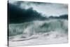 Storm Crashing-David Baker-Stretched Canvas