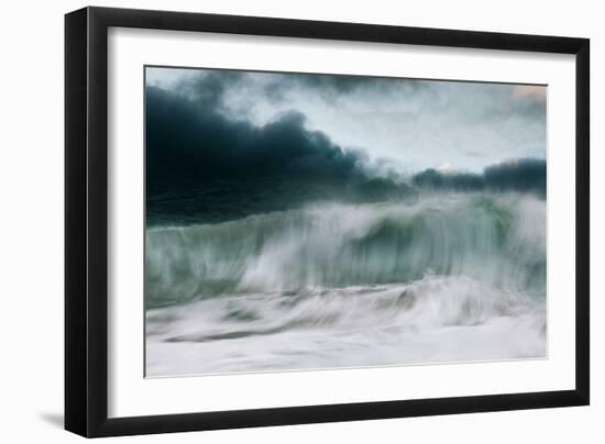 Storm Crashing-David Baker-Framed Photographic Print