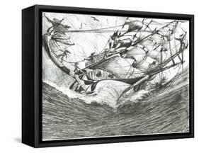 Storm Creators Artic Ocean, 2017-Vincent Alexander Booth-Framed Stretched Canvas