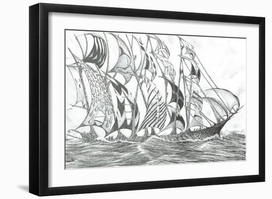 Storm creators Banda Sea, 2018-Vincent Alexander Booth-Framed Giclee Print