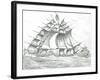 Storm Creators Buzzards Bay, 2022, (ink and pencil on paper)-Vincent Alexander Booth-Framed Giclee Print