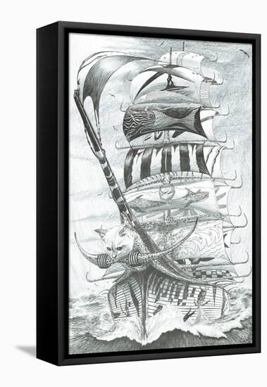 Storm creators Celebes Sea-Vincent Alexander Booth-Framed Stretched Canvas