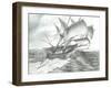 Storm Creators Gulf of Oman, 2022, (ink and pencil on paper)-Vincent Alexander Booth-Framed Giclee Print