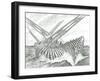 Storm Creators Lake Pontchartrain, 2021, (ink and pencil on paper)-Vincent Alexander Booth-Framed Giclee Print