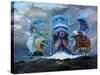 Storm creators Salish Sea, 2018-Vincent Alexander Booth-Stretched Canvas
