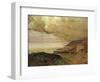 Storm, Enquihen, Pas-De-Calais, 1876 (Oil on Canvas)-Jean-Charles Cazin-Framed Giclee Print