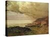 Storm, Enquihen, Pas-De-Calais, 1876 (Oil on Canvas)-Jean-Charles Cazin-Stretched Canvas