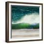 Storm Force Levante Winds Blowing Tops of Waves, Estrecho Natural Park, Los Lanses Beach, Spain-Giles Bracher-Framed Photographic Print