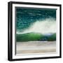 Storm Force Levante Winds Blowing Tops of Waves, Estrecho Natural Park, Los Lanses Beach, Spain-Giles Bracher-Framed Photographic Print