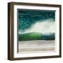 Storm Force Levante Winds Blowing Tops of Waves, Estrecho Natural Park, Los Lanses Beach, Spain-Giles Bracher-Framed Premium Photographic Print