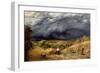 Storm in Harvest, 1856-John Linnell-Framed Giclee Print