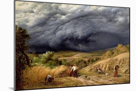 Storm in Harvest, 1856-John Linnell-Mounted Giclee Print
