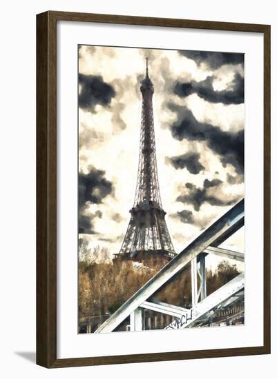 Storm in Paris-Philippe Hugonnard-Framed Giclee Print