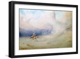 Storm in the Desert, 1901-Robert Talbot Kelly-Framed Giclee Print