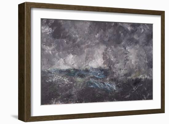 Storm in the Skerries. "The Flying Dutchman", 1892-August Johan Strindberg-Framed Giclee Print