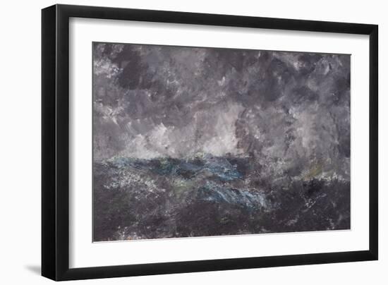 Storm in the Skerries. "The Flying Dutchman", 1892-August Johan Strindberg-Framed Giclee Print