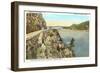 Storm King Highway, Hudson River, New York-null-Framed Art Print