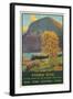 Storm King, New York Train Route-null-Framed Art Print