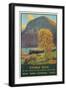 Storm King, New York Train Route-null-Framed Art Print