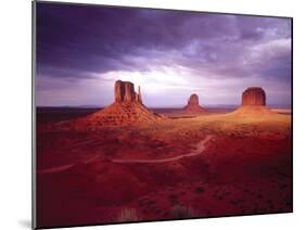 Storm Monument Valley UT \ AZ USA-null-Mounted Photographic Print