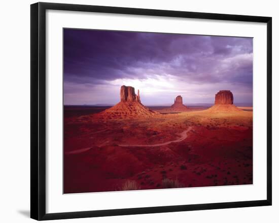 Storm Monument Valley UT \ AZ USA-null-Framed Photographic Print