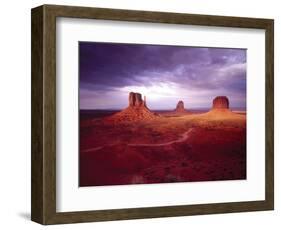 Storm Monument Valley UT \ AZ USA-null-Framed Photographic Print