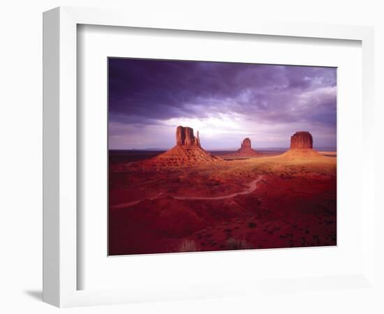 Storm Monument Valley UT \ AZ USA-null-Framed Photographic Print