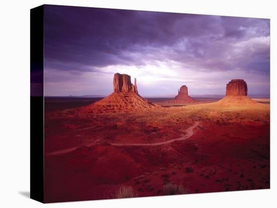 Storm Monument Valley UT \ AZ USA-null-Stretched Canvas