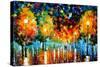 Storm Of Happiness-Leonid Afremov-Stretched Canvas