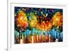 Storm Of Happiness-Leonid Afremov-Framed Art Print