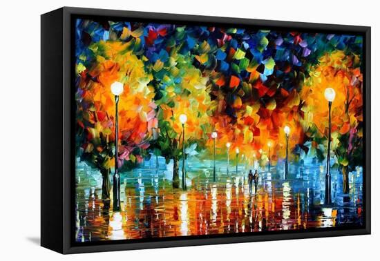 Storm Of Happiness-Leonid Afremov-Framed Stretched Canvas