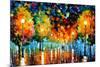 Storm Of Happiness-Leonid Afremov-Mounted Art Print