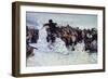 Storm of Snow Fortress, 1891-Vasili Ivanovich Surikov-Framed Giclee Print