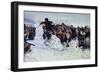 Storm of Snow Fortress, 1891-Vasili Ivanovich Surikov-Framed Giclee Print