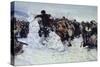 Storm of Snow Fortress, 1891-Vasili Ivanovich Surikov-Stretched Canvas