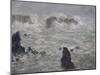 Storm off Belle-Ile-Claude Monet-Mounted Giclee Print