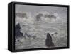 Storm off Belle-Ile-Claude Monet-Framed Stretched Canvas