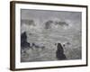 Storm off Belle-Ile-Claude Monet-Framed Giclee Print