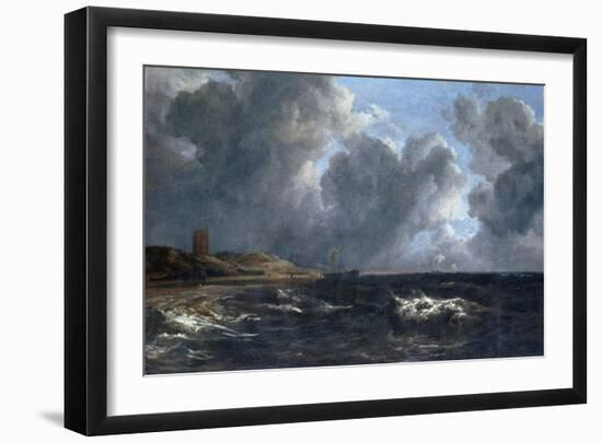 Storm Off Egmond-Aan-Zee-Jacob Isaaksz. Or Isaacksz. Van Ruisdael-Framed Giclee Print