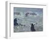 Storm, off the Coast of Belle-Ile, 1886-Claude Monet-Framed Giclee Print