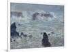 Storm, off the Coast of Belle-Ile, 1886-Claude Monet-Framed Giclee Print