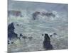 Storm, off the Coast of Belle-Ile, 1886-Claude Monet-Mounted Giclee Print