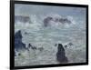 Storm, off the Coast of Belle-Ile, 1886-Claude Monet-Framed Giclee Print