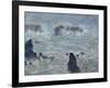 Storm, off the Coast of Belle-Ile, 1886-Claude Monet-Framed Giclee Print