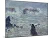 Storm, off the Coast of Belle-Ile, 1886-Claude Monet-Mounted Giclee Print